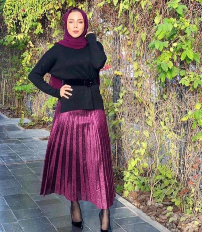 مدونة الموضة تسنيم أبو سيدو