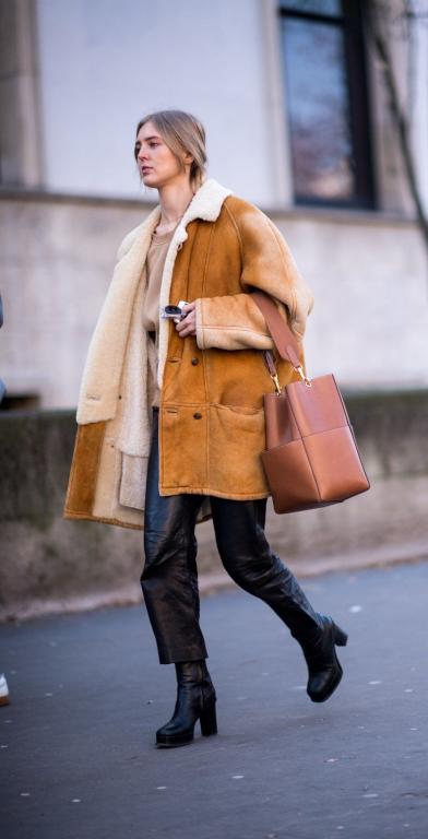 معاطف الـ shearling