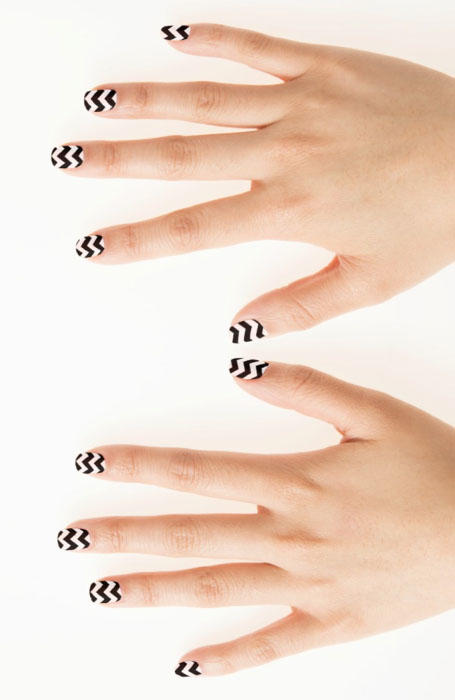 مناكير الـzig zag