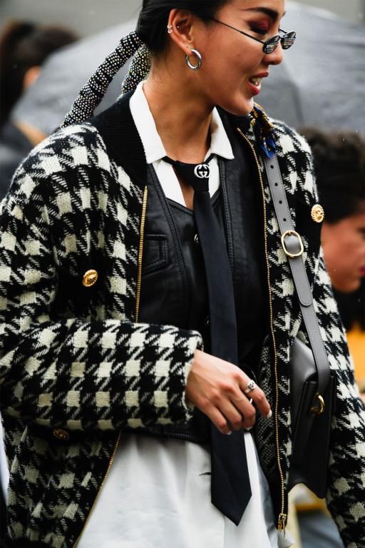 طبعة الـ houndstooth