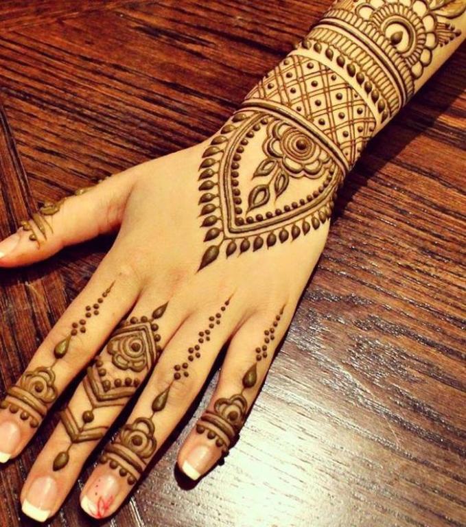 نقش حناء هندي