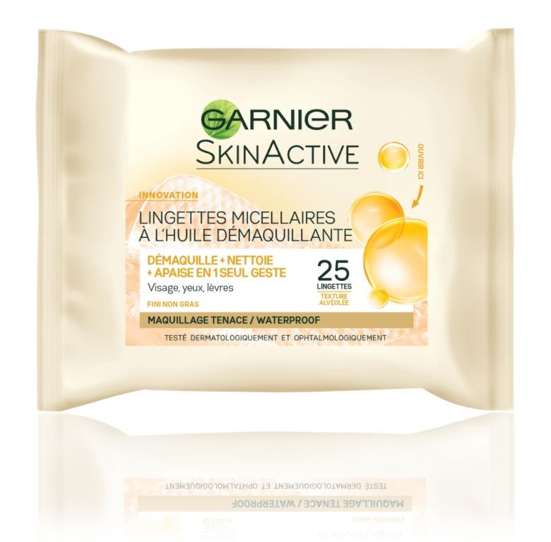 Garnier SkinActive Lingettes Micellaires A L’Huile Démaquillante