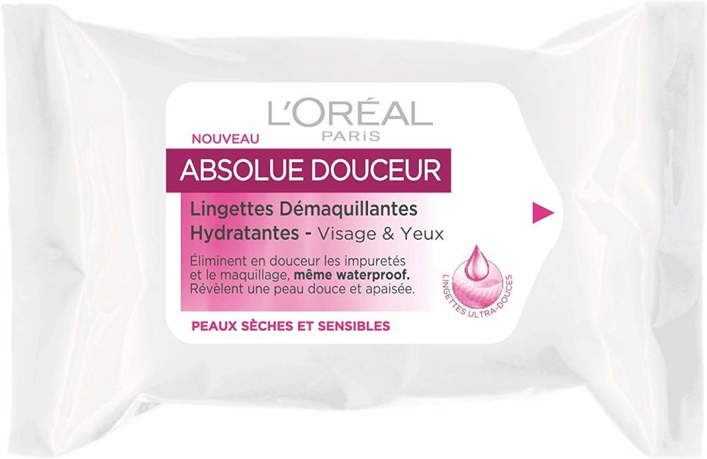 L’Oréal Paris Nouveau Absolue Douceur Lingettes Démaquillantes Hydratantes