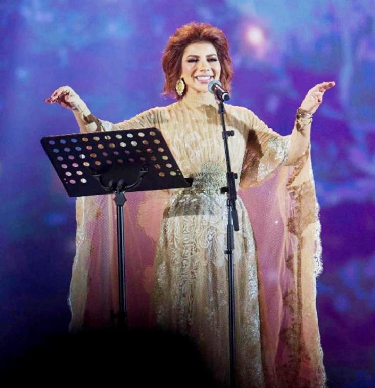 في إحدى حفلاتها بالبوليفارد