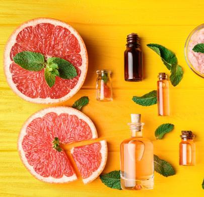 معطر الجسم من زيت الجريب فروت والبرتقال