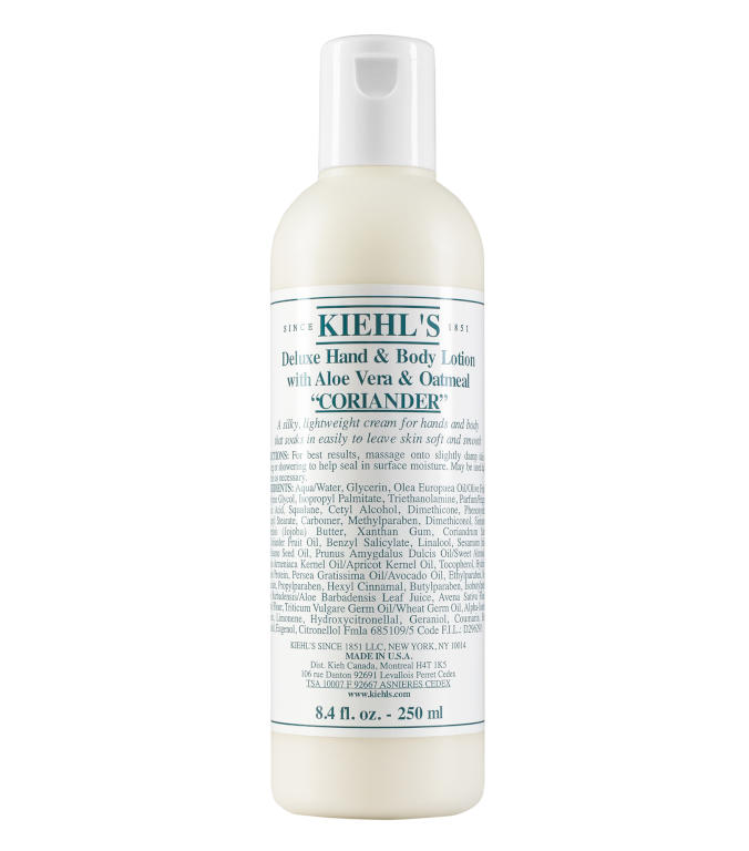 Kiehl's Body Lotion With Aloe Vera And Oatmeal Coriander
