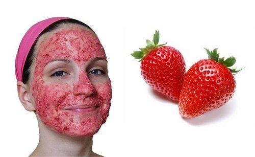 ماسك الفراولة لنضارة الوجه