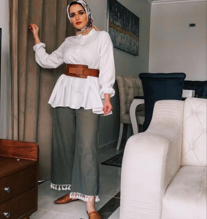 بناطيل واسعة للخريف
