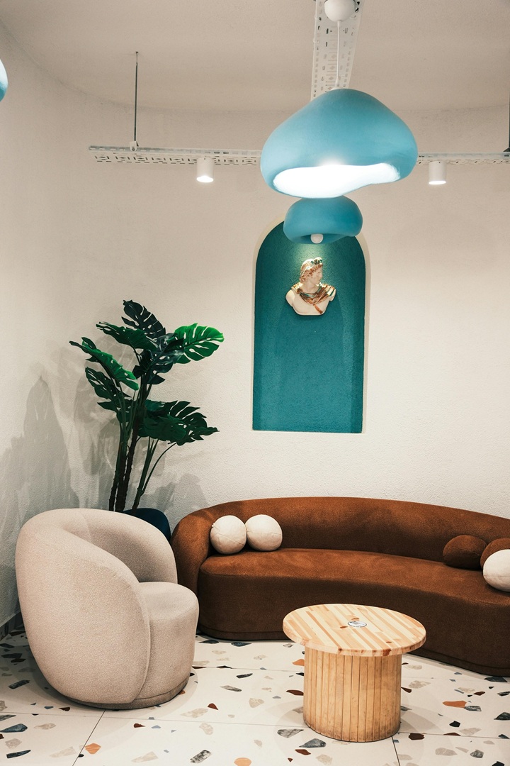 غرفة معيشة معاصرة