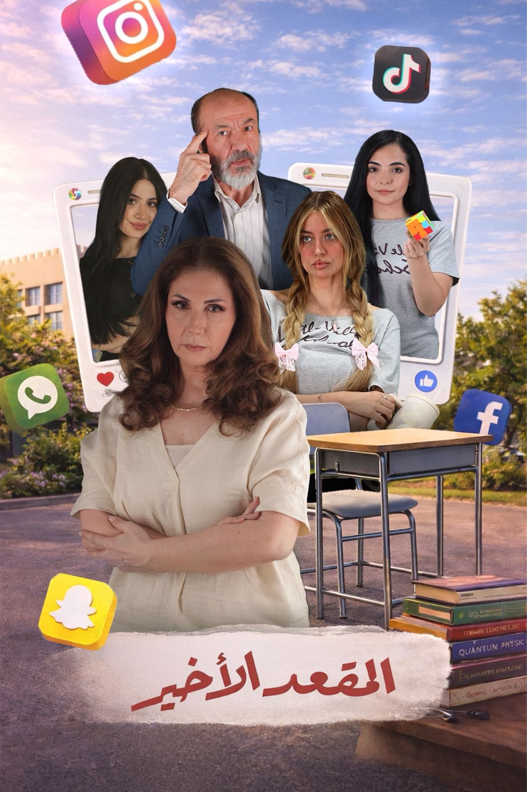 بوستر مسلسل المقعد الأخير - الصورة من الشركة المنتجة