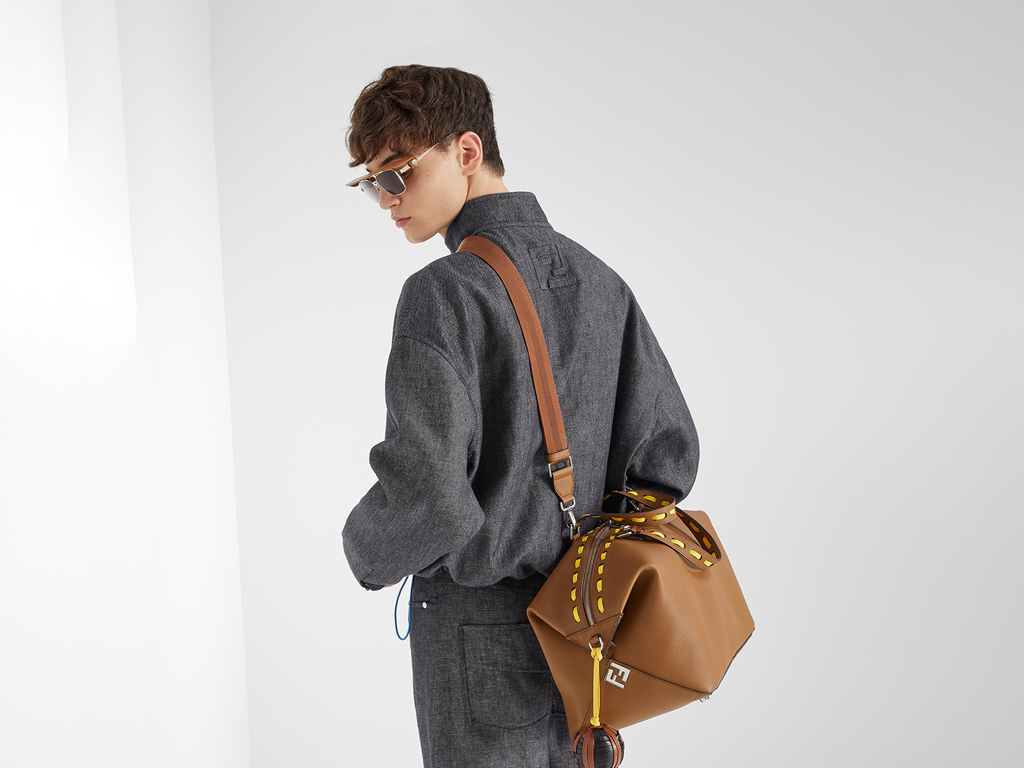 حقيبة لوي دافل Lui Duffle Bag من دار فندي Fendi