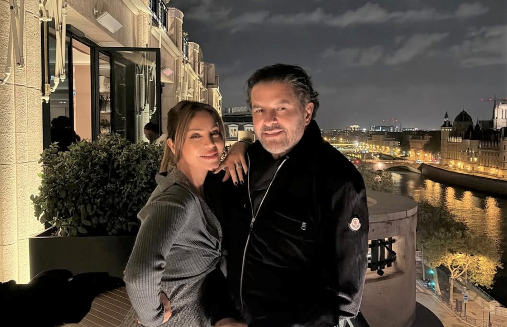 جيهان علامة برفقة زوجها راغب علامة- الصورة من حسابها على الانستغرام