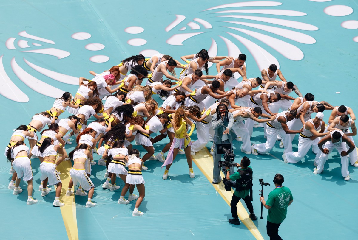 شاكيرا من حفل افتتاح كأس العالم 2026 - Photo by Rodrigo OROPEZA / AFP
