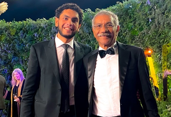 سيد رجب وابنه زياد- الصورة من حساب الأخير على إنستغرام