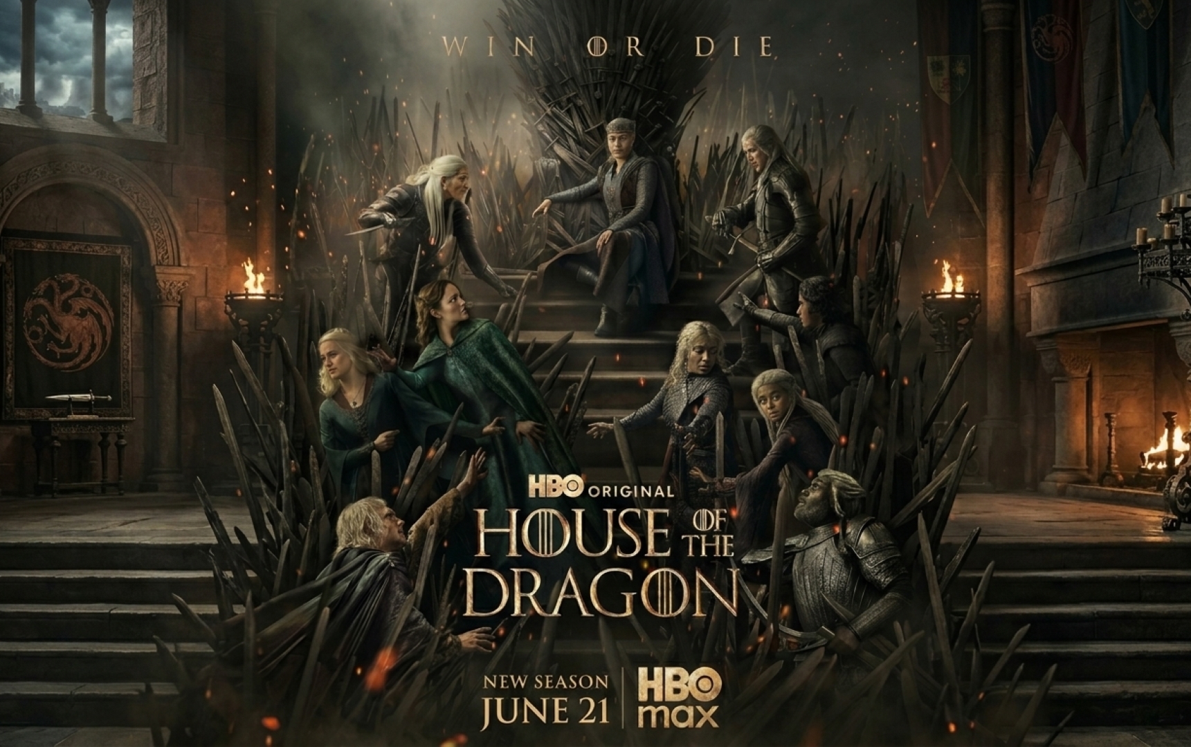 بوستر مسلسل بيت التنين House of the Dragon الموسم الثالث - الصورة من المركز الصحفي