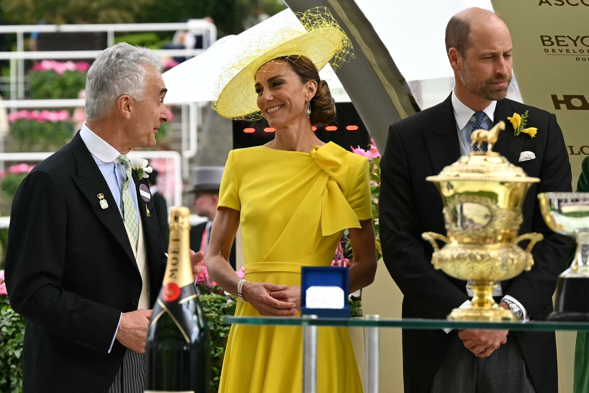 كيت ميدلون Kate Middleton والأمير ويليام Prince William في حدث Royal Ascot 2026 – (مصدر الصورة JUSTIN TALLIS / AFP)