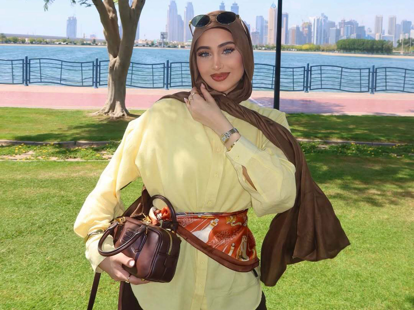 مدونة الموضة رغد فهمي - الصورة من حسابها على إنستغرام