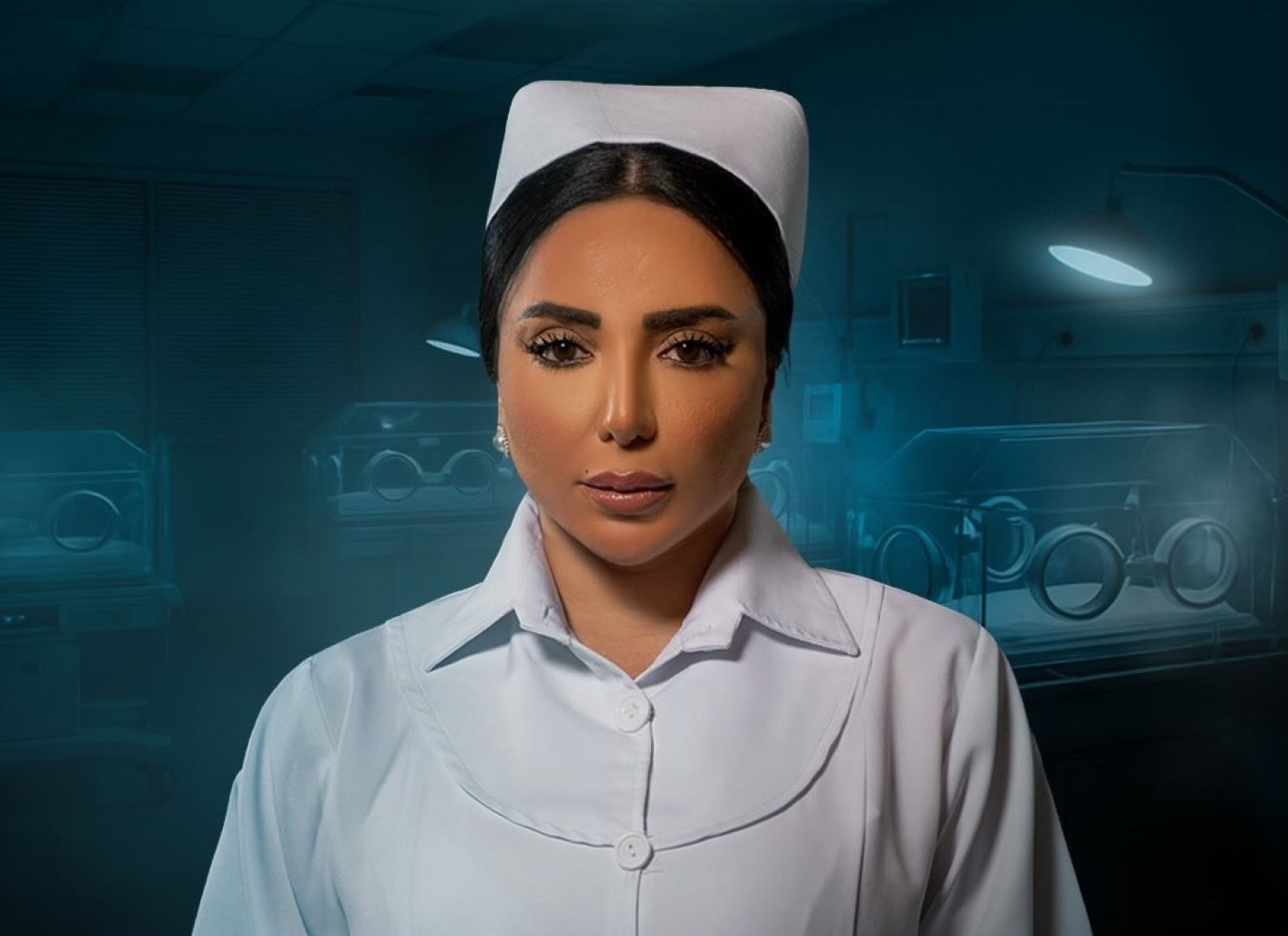 أبرار أبو سيف على الملصق الدعائي لمسلسل سستر فخرية - الصورة من صفحة منصة شاهد على انستغرام