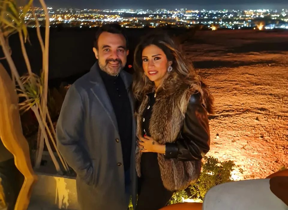 آيات أباظة وعمرو محمود ياسين- الصورة من حسابها على إنستغرام