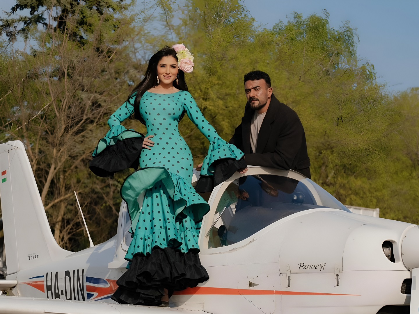 مي عمر وأحمد العوضي من كواليس شمشون ودليله