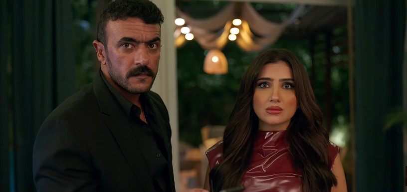 أحمد العوضي ومي عمر من إعلان فيلم شمشون ودليلة- الصورة لقطة من الشاشة