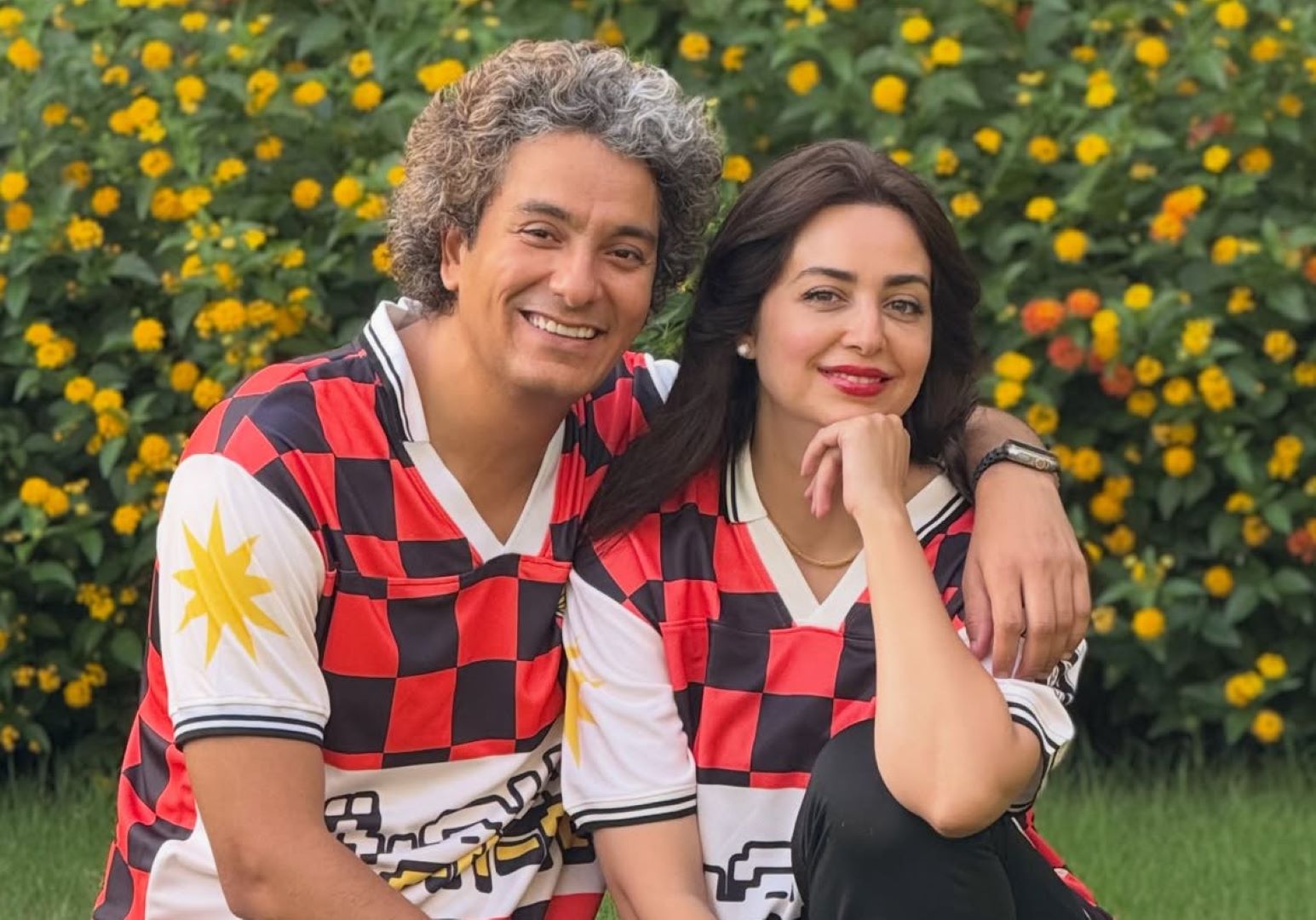 هبة مجدي وزوجها محمد محسن- الصورة من حسابها على إنستغرام