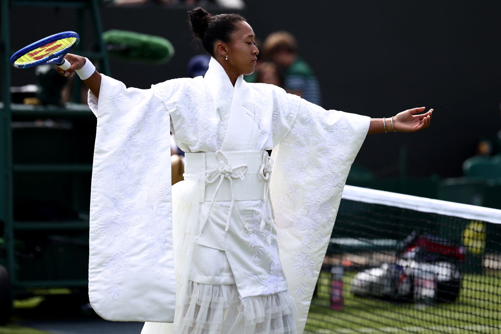 نعومي أوساكا Naomi Osaka في ويمبلدون 2026. مصدر الصورة: Henry NICHOLLS / AFP