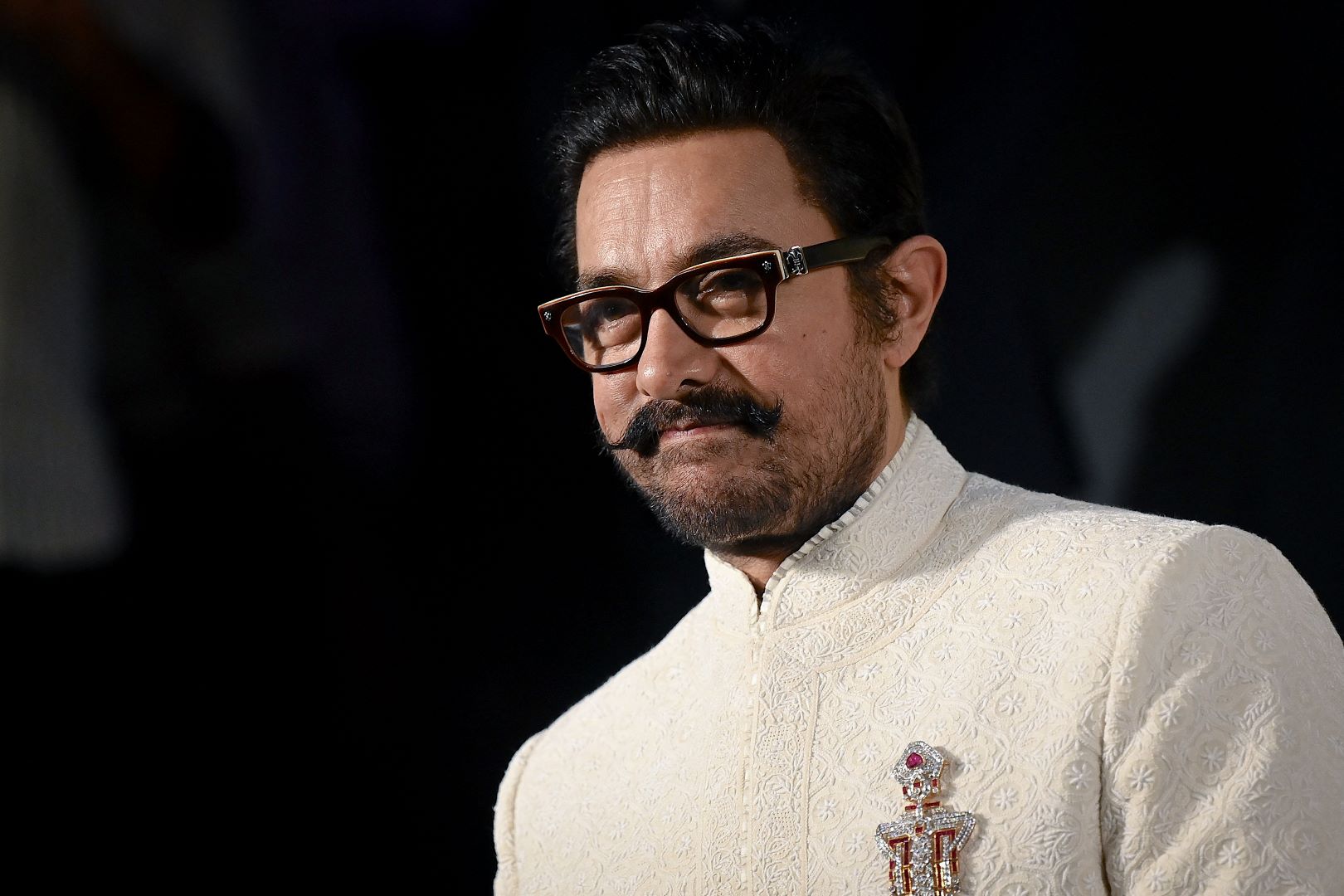 عامر خان في مومباي ( Aamir Khan in Mumbai). مصدر الصورة: Sujit JAISWAL / AFP