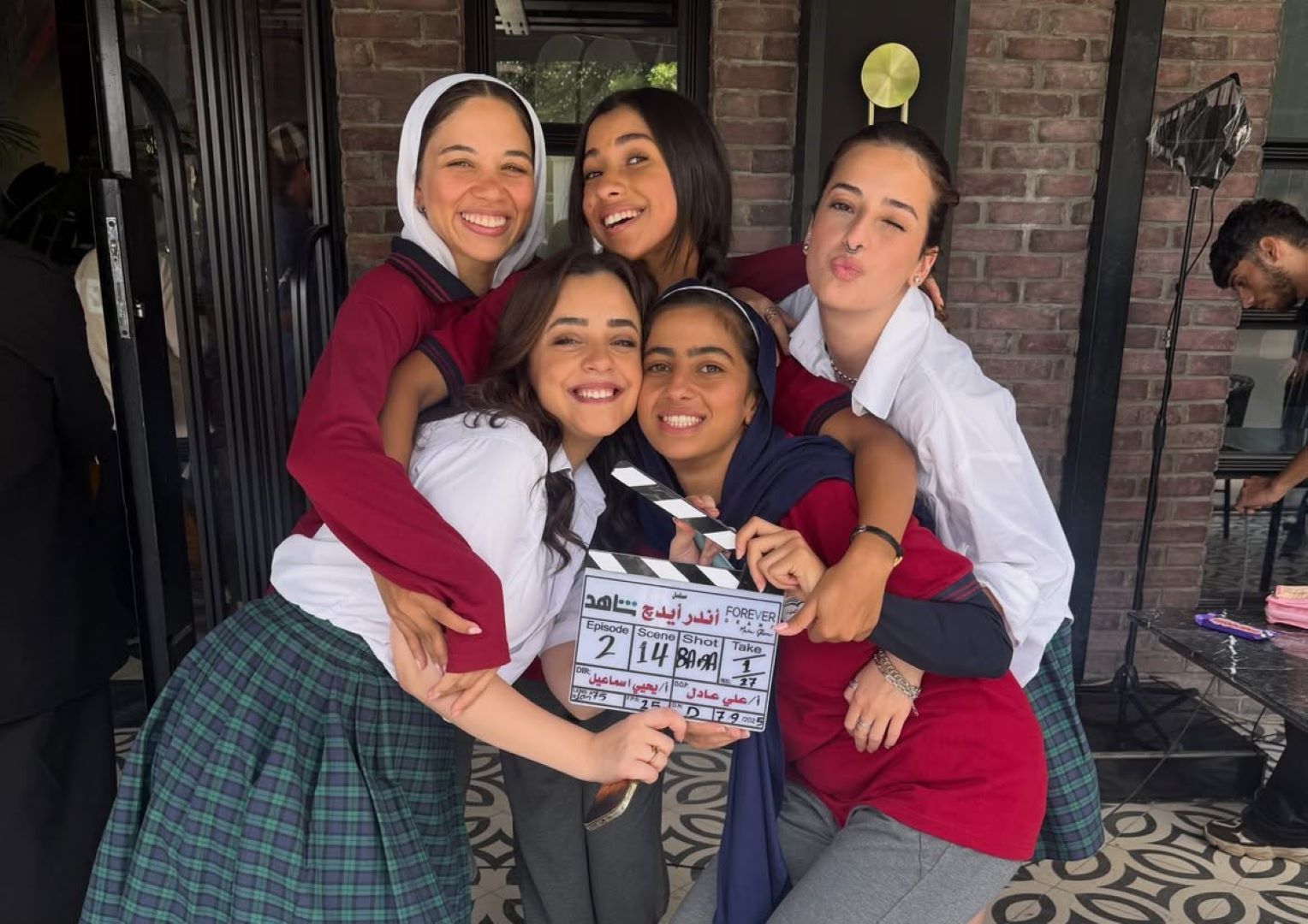 بطلات مسلسل أندر إيدج- الصورة من صفحة الفنانة الشابة ترنيم هاني على إنستغرام