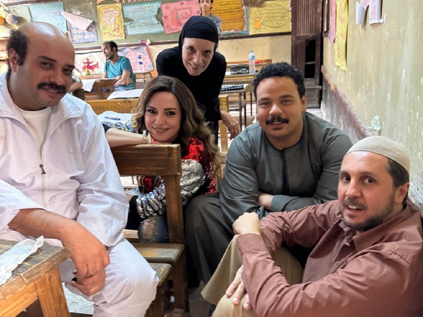 هشام ماجد وحاتم صلاح من فيلم برشامة - الصورة من حساب هشام ماجد على إنستغرام