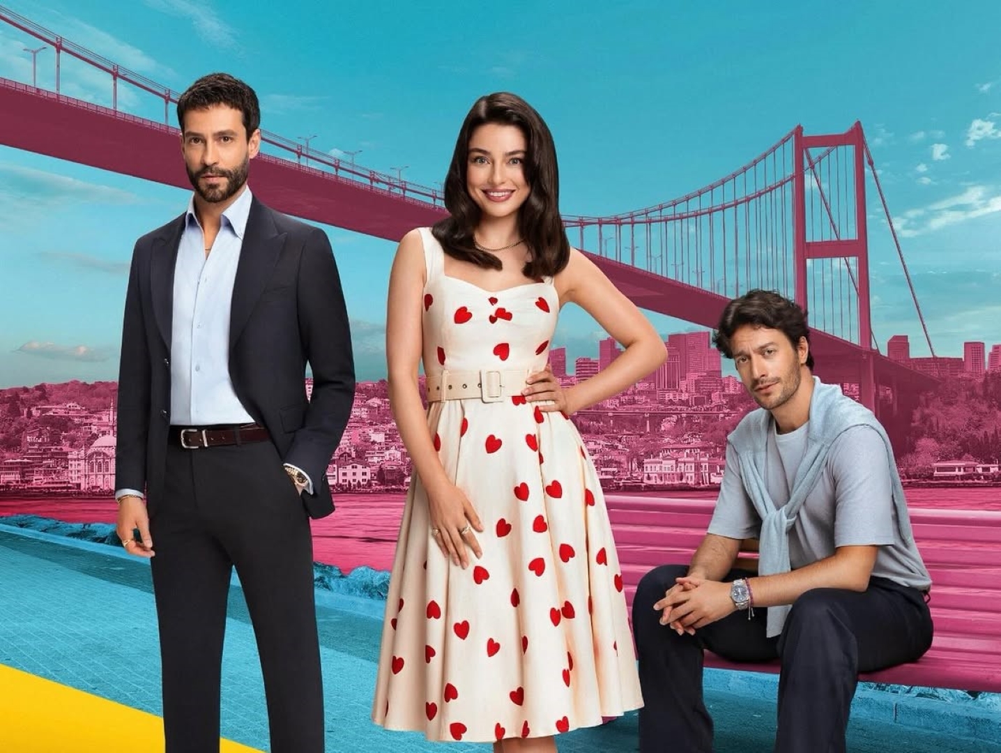 بوستر المسلسل التركي حب محتمل Muhtemel Aşk - الصورة من حساب المسلسل على انستغرام