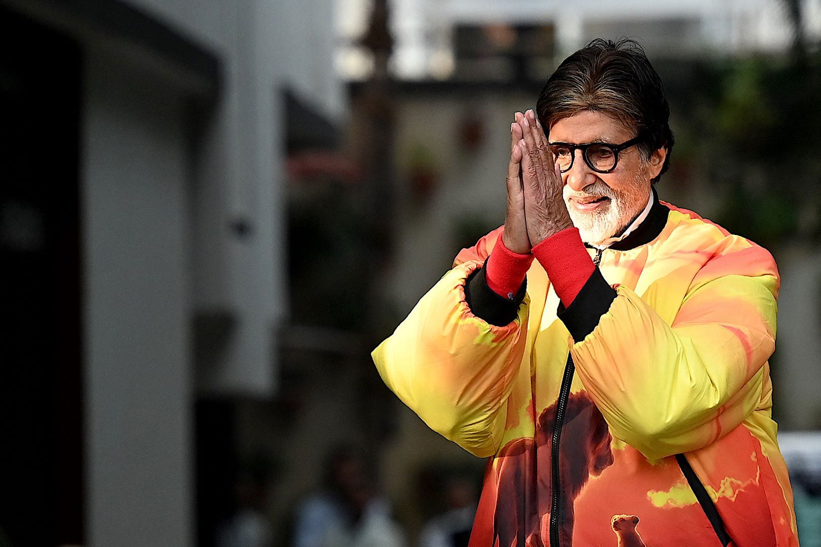 أميتاب باتشان في مومباي (Amitabh Bachchan in Mumbai). مصدر الصورة: Sujit JAISWAL / AF