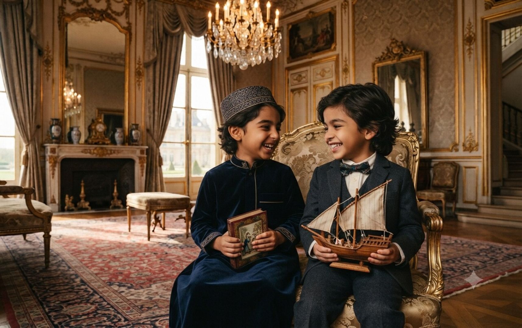صورة طفلين