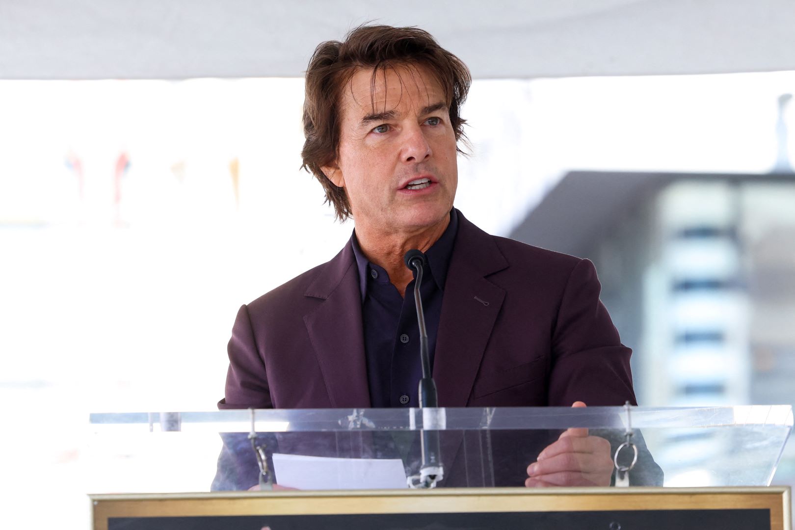 توم كروز في هوليود -كاليفورنيا (Tom Cruise in Hollywood, California). مصدر الصورة: Frazer Harrison/Getty Images/AFP