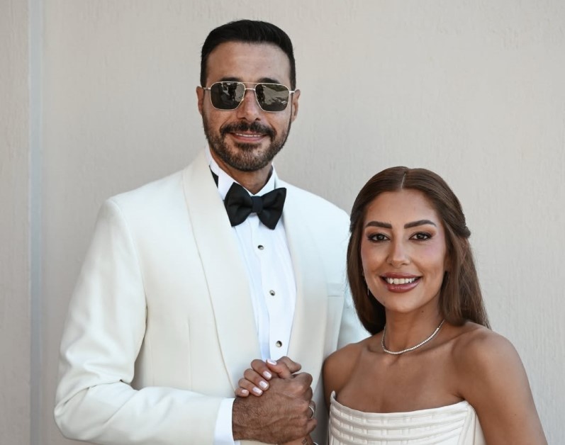صورة زفاف أحمد السعدني وميرنا الهلباوي - الصورة من حساب أحمد السعدني على إنستغرام