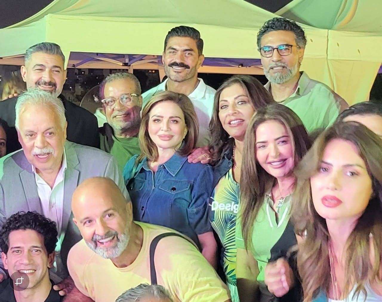 جانب من اجتماع نقابة المهن التمثيلية- الصورة من حساب إلهام شاهين على إنستغرام