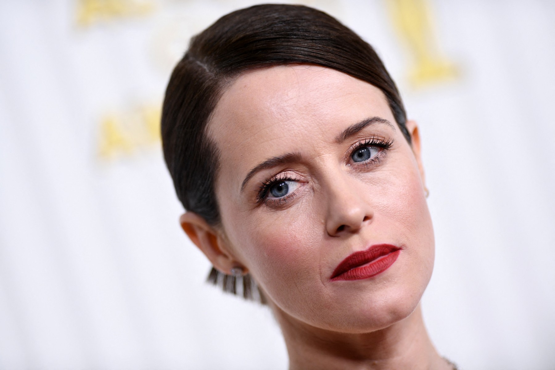 كلير فوي (Claire Foy) بطلة فيلم افتتاح مهرجان فينيسيا - Photo by VALERIE MACON / AFP
