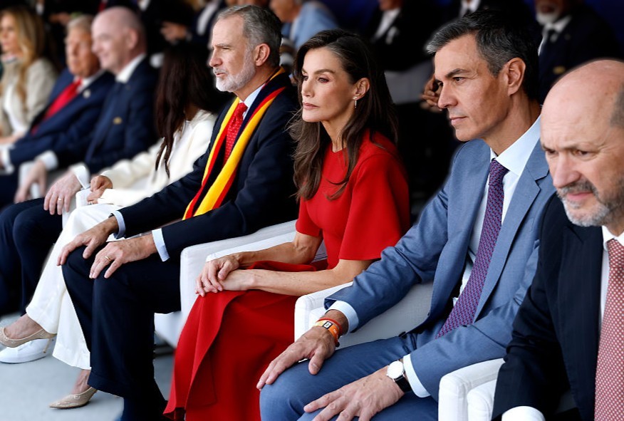 الملكة ليتيزيا Queen Letizia Of Spain  مصدر الصورة:  (Eva Marie Uzcategui - FIFA/FIFA via Getty Images) 