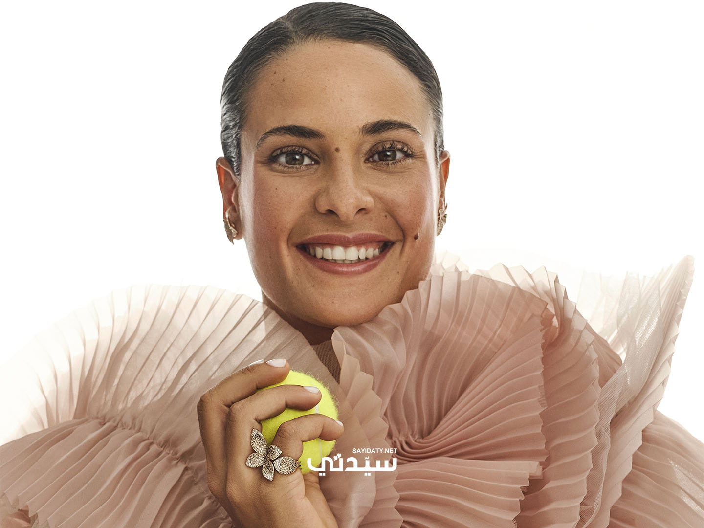 لاعبة التنس المحترفة المصرية ميار شريف