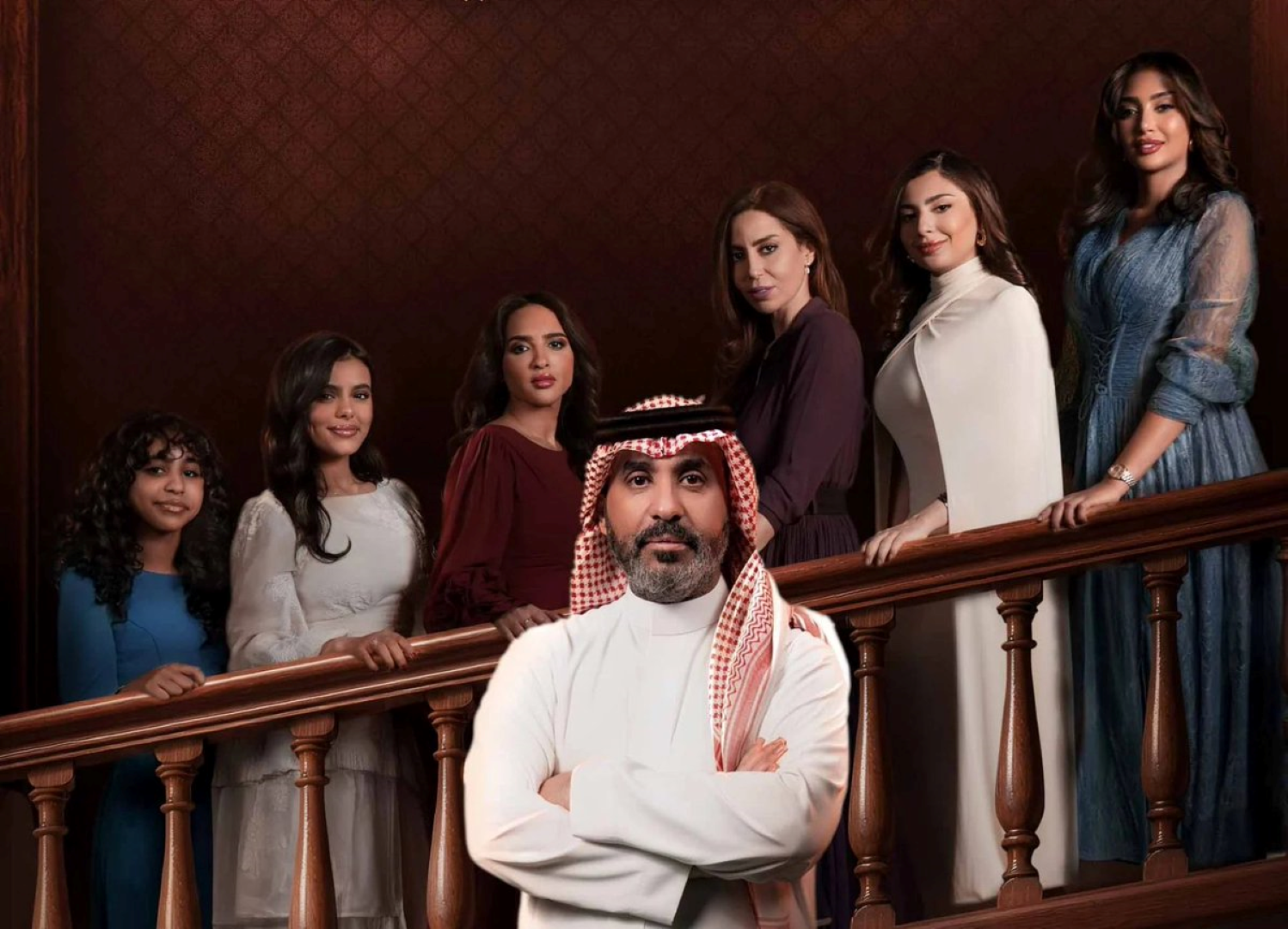 الملصق الرسمي لمسلسل "بنات عمير" - الصورة من المركز الإعلامي لمجموعة MBC