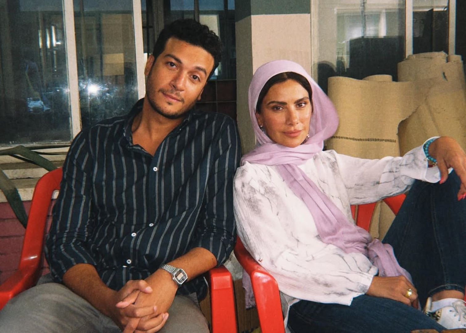  كواليس ورد على فل وياسمين - الصورة من صفحة أحمد عبد الوهاب على إنستغرام 