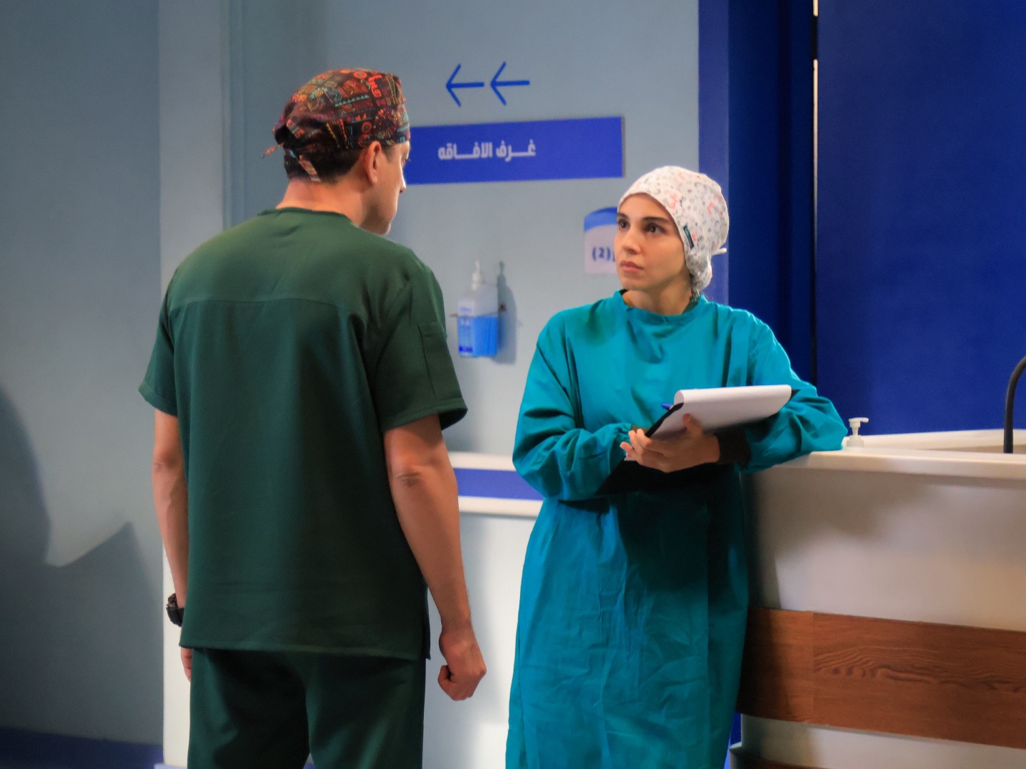 سلمى أبو ضيف ودياب من مسلسل بنج كلي - الصورة من الشركة المنتجة