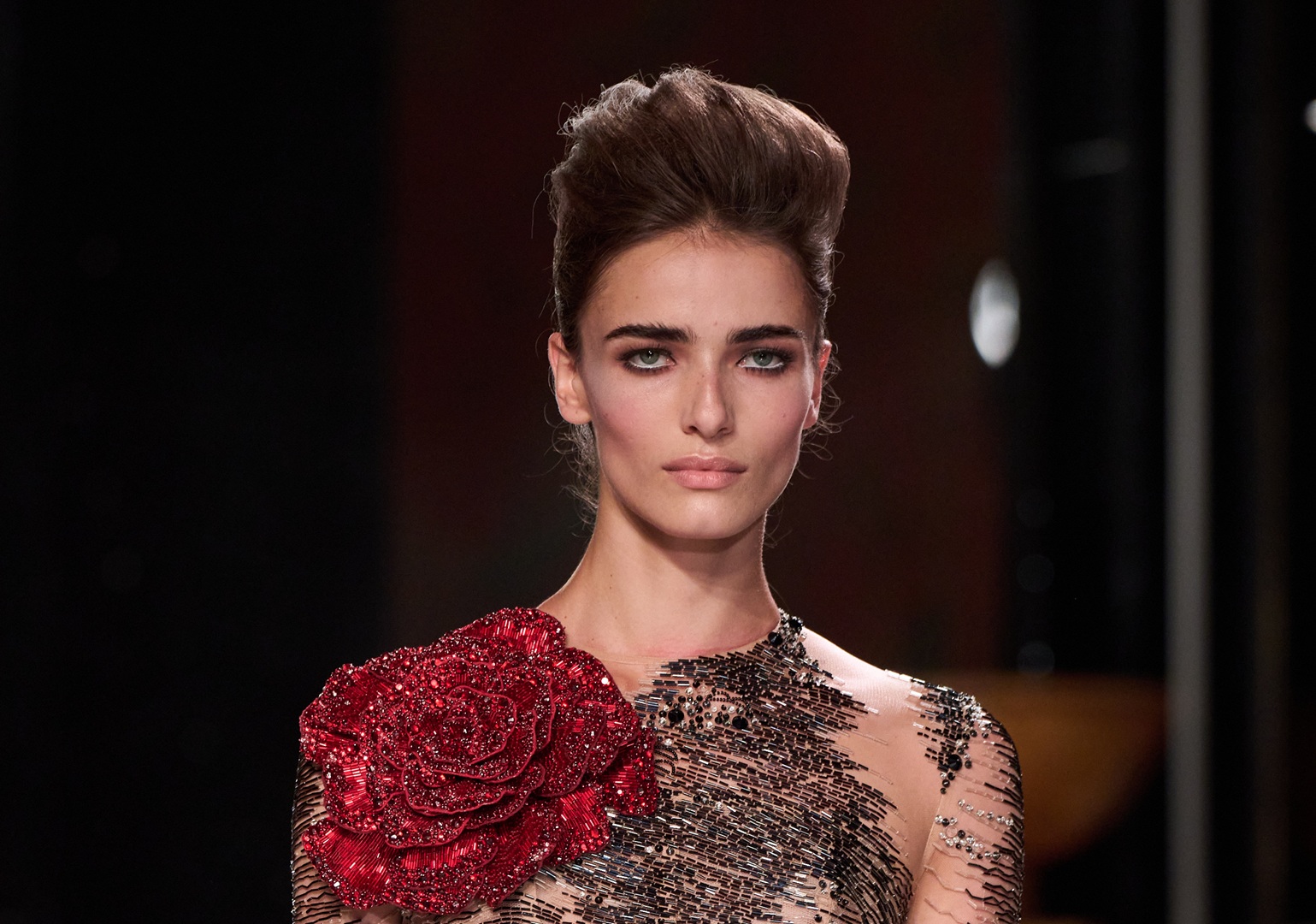 من عرض إيلي صعب Elie Saab لخريف شتاء 2026-2027- الصورة من Launchmetrics/Spotlight©