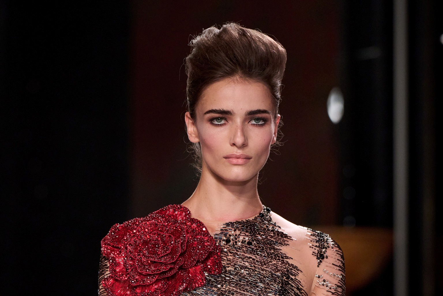 من عرض إيلي صعب Elie Saab لخريف شتاء 2026-2027- الصورة من Launchmetrics/Spotlight©