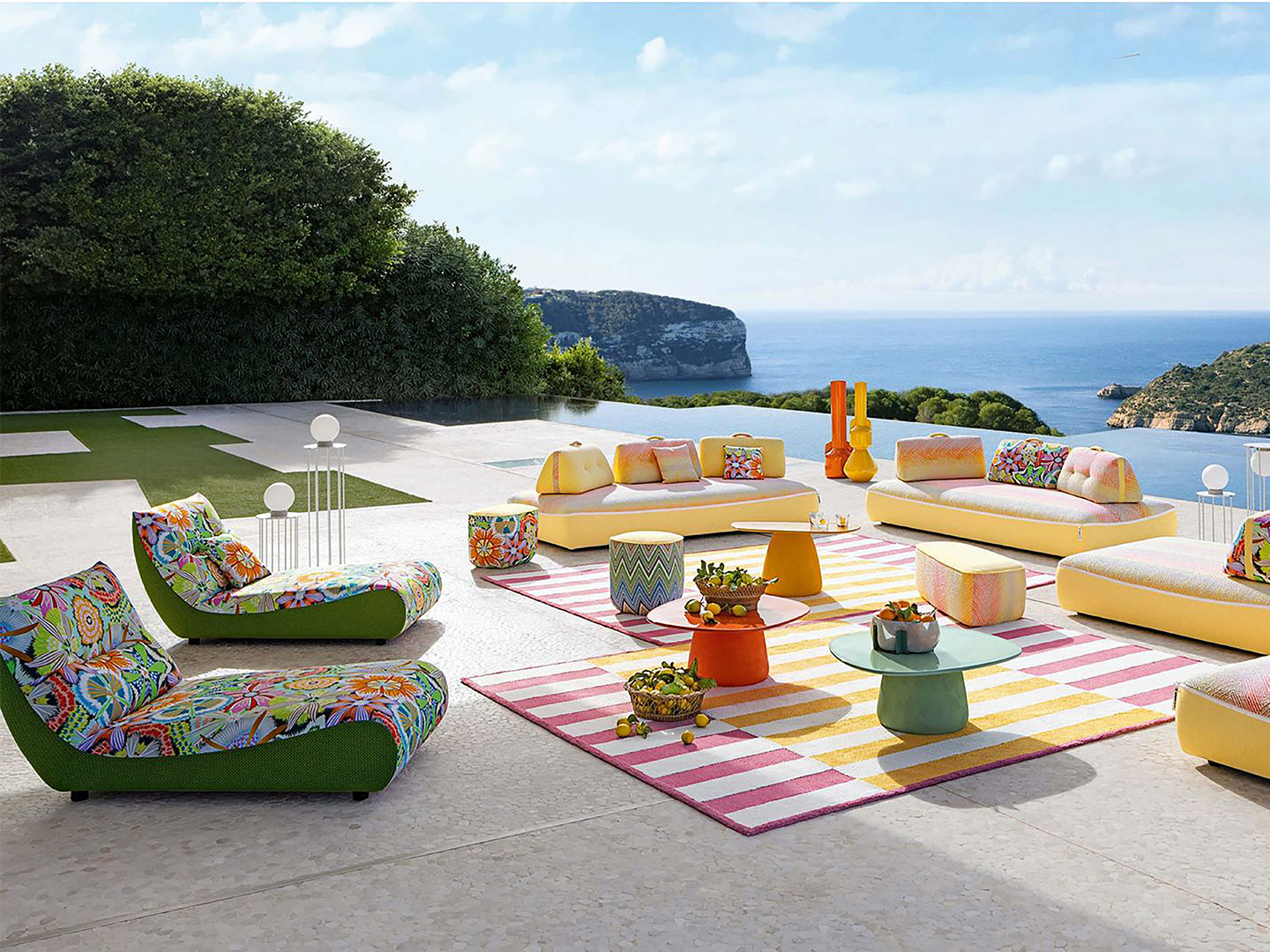 أرائك Formentera للمساحات الخارجية من تصميم Philippe Bouix لعلامة بوش بوبوا Roche Bobois