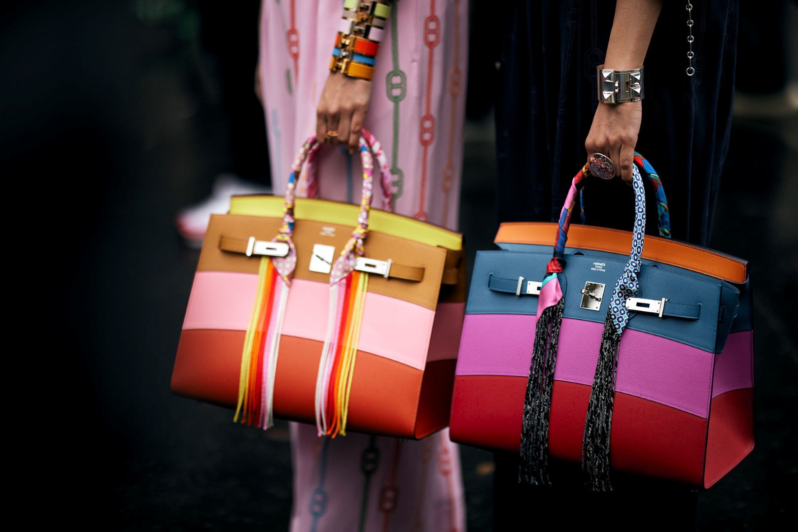 حقائب من هيرميس Hermes- مصدر الصورة Launchmetrics/Spotlight ©