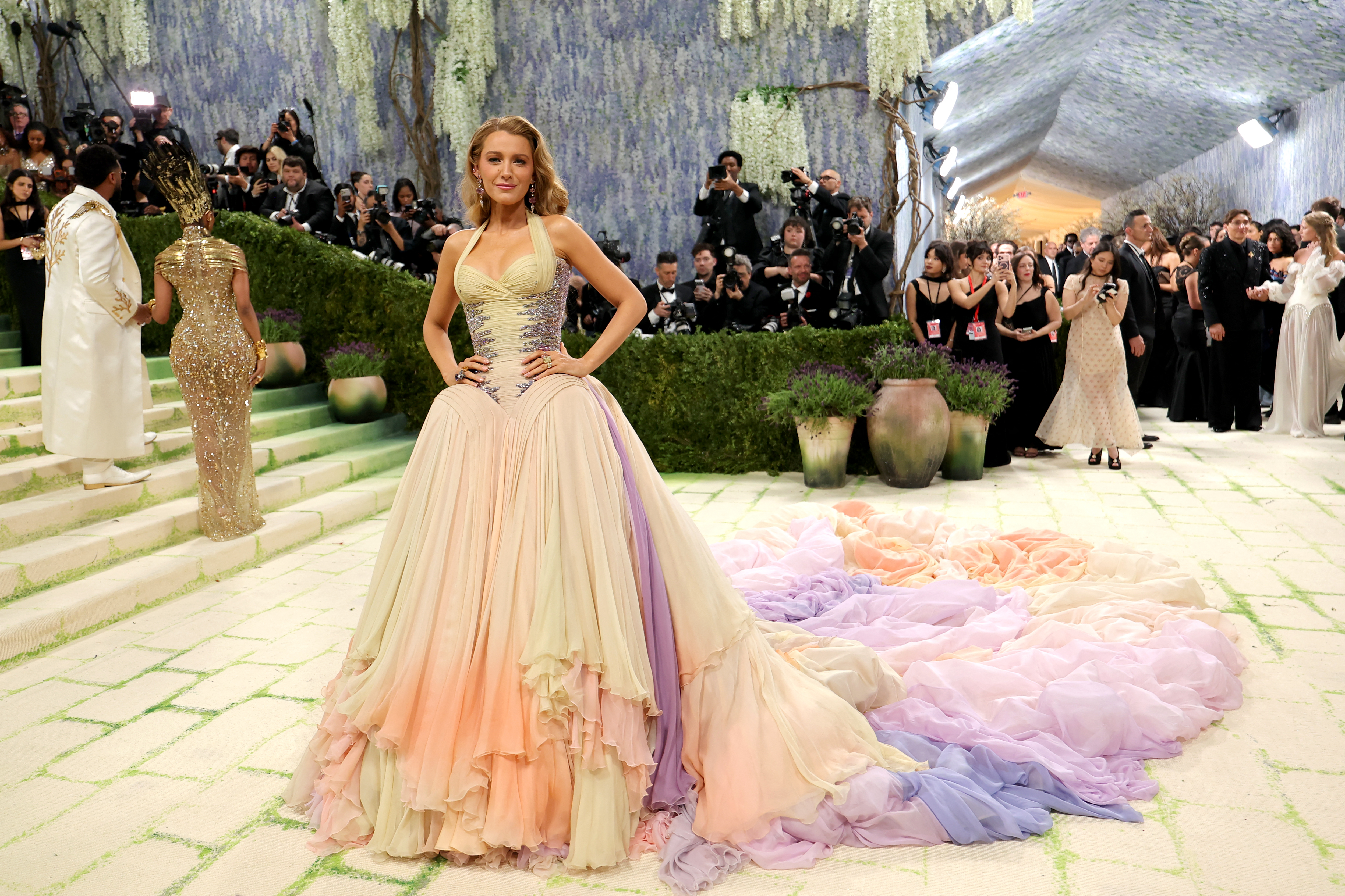 بليك ليفلي Blake Lively في حفل ميت غالا 2026. مصدر الصورة: Mike Coppola / GETTY IMAGES NORTH AMERICA / Getty Images via AFP