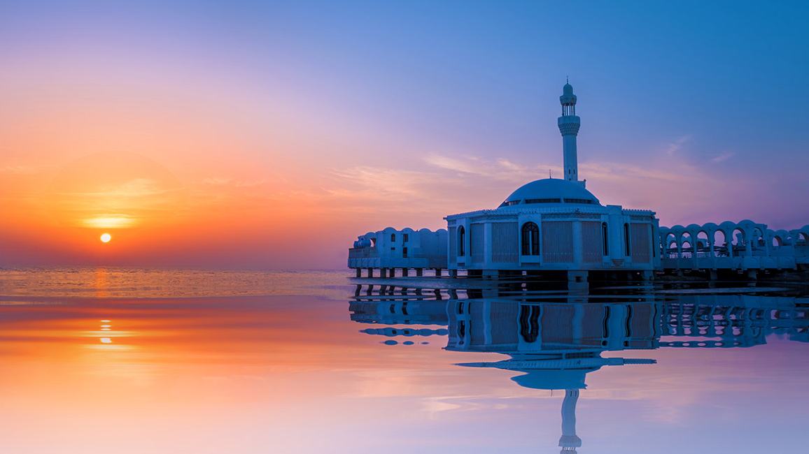  يقف مسجد الرحمة في مشهد معماري فريد يزين جدة - (مصدر الصورة: موقع visit saudi)