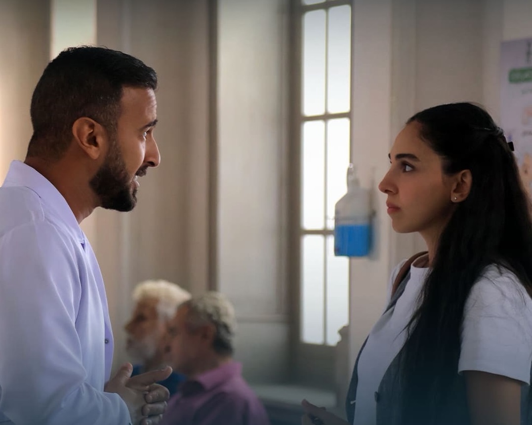 سلمى أبوضيف ومحمد مهران من مسلسل بنج كلي