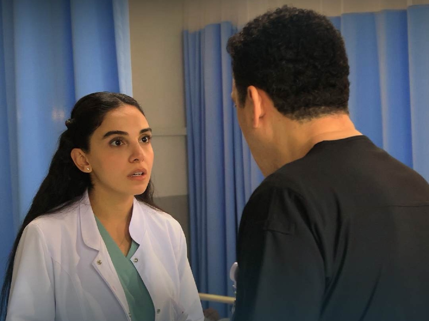 سلمى ابو ضيف ودياب من مسلسل بنج كلي - الصورة من الشركة المنتجة